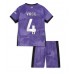 Cheap Liverpool Virgil van Dijk #4 Third Football Kit Children 2023-24 Short Sleeve (+ pants)